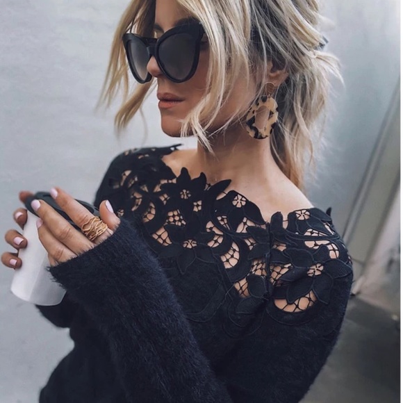 Laced Detailed Sweater - Picture 2 of 12